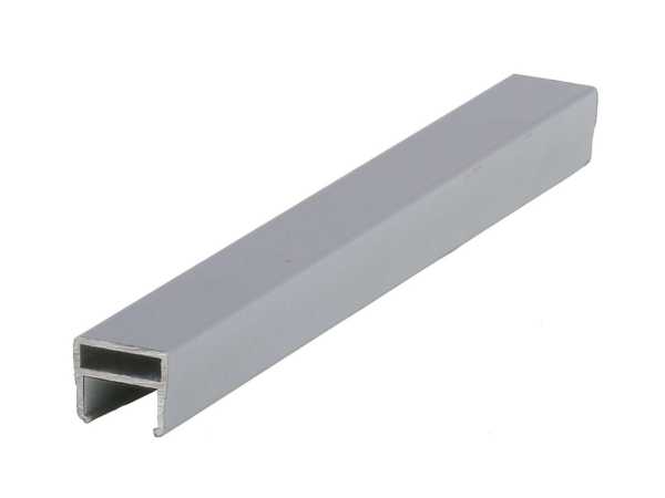 Aluminium Abschlussleiste Silber für Steckzaun
