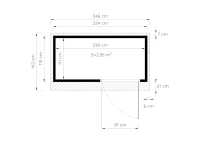 Vorschau: Gartenhaus Punta 1 19 mm hellgrau Vorschau: Gartenhaus Punta 1 19 mm hellgrau