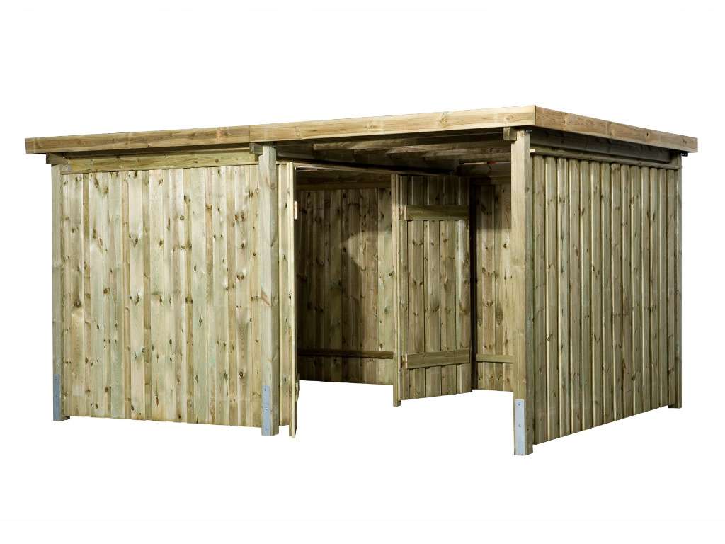 Gerätehaus Lagerhaus 607 Variante 2 KDI Alle Gartenhäuser