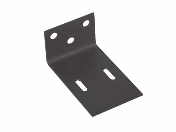 WPC L-Beschlag für Zaun ebony