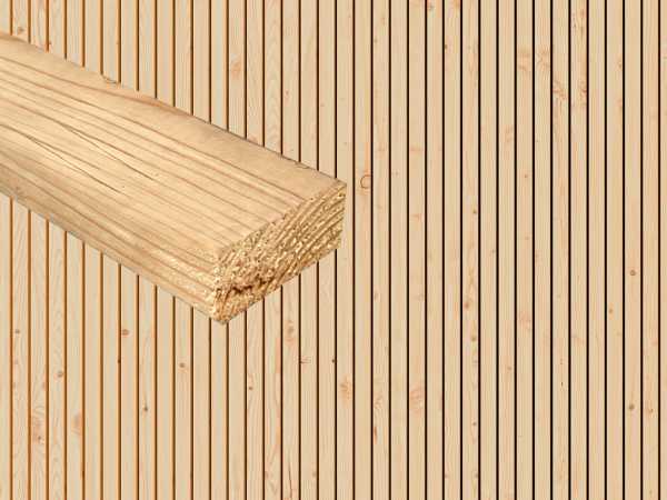 Fassade Rhombusleiste Kanadische Douglasie