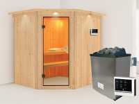 Vorschau: Sauna Systemsauna Siirin mit Dachkranz, inkl. 9 kW Ofen mit externer Steuerung Vorschau: Sauna Systemsauna Siirin mit Dachkranz, inkl. 9 kW Ofen mit externer Steuerung